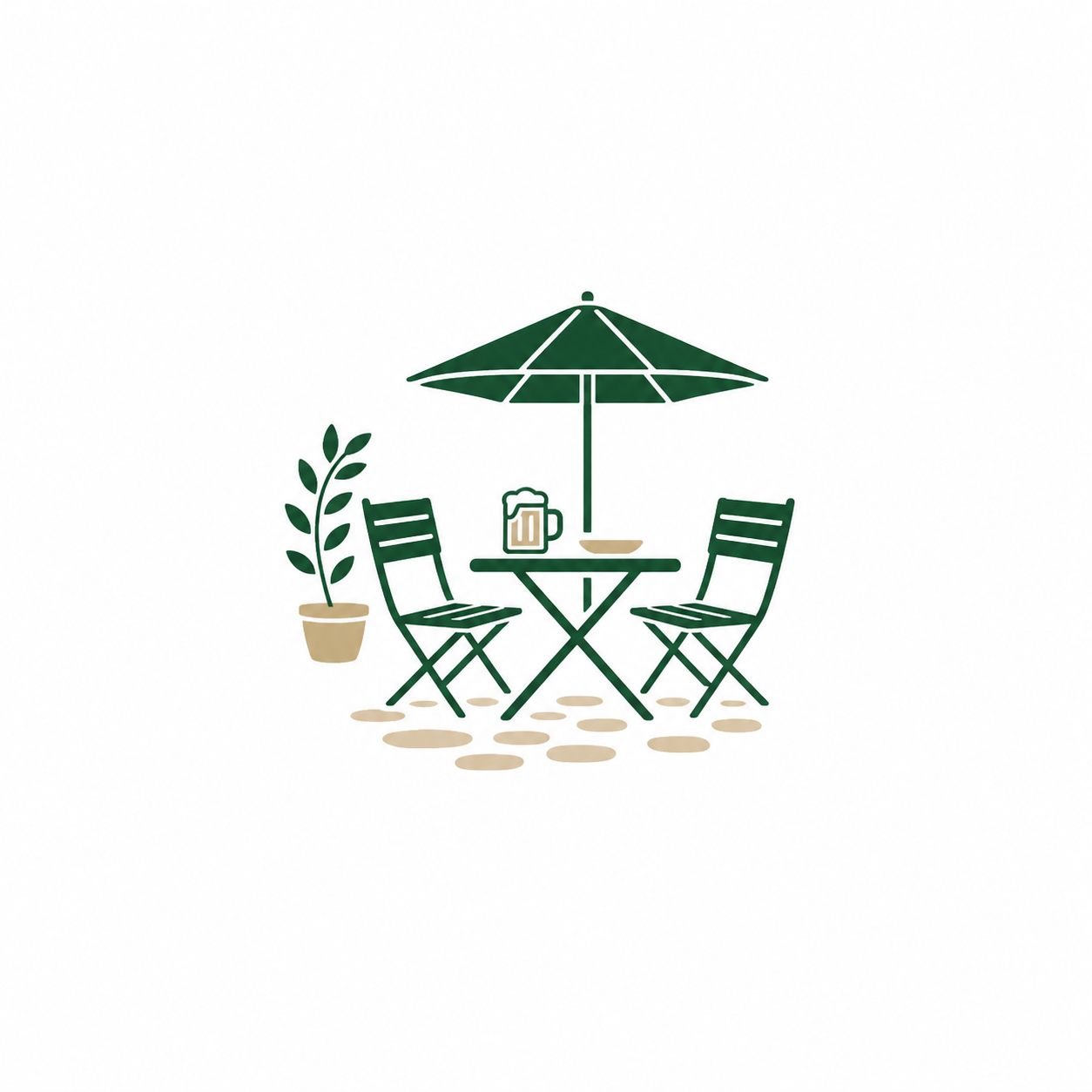 Hofgastronomie oder kleiner Biergarten